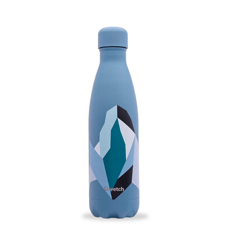 Qwetch Bouteille isotherme inox altitude denim 500ml - 9386